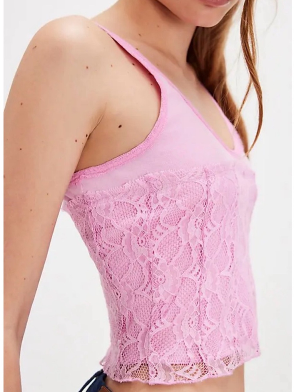 FREE PEOPLE
Cosette Corset Tank - Pink Sugar, SZ XL will fit m/l
